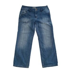 Bon'a Parte Blue Denim Jeans Size‎ 44UE Mid Rise Straight Leg